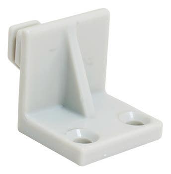 Hafele 126.63.058 Corner Bracket Plastic Gray