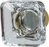 Hafele 133 Amerock, Glacio Collection Knobs, 8-32, Dia - 35 mm, Zinc