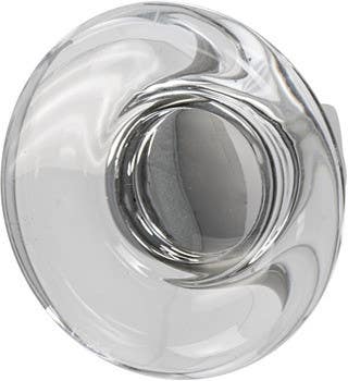 Hafele 133 Knob Aluminum/Crystal 8-32 44MM