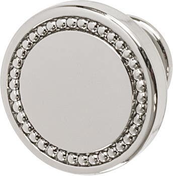 Hafele 133.50.250 Knob Carolyne Zinc 8-32 35MM, Satin Nickel