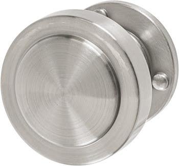 Hafele 133.50.632 Rochdale Knob Zinc Satin Nickel 8-32 32MM