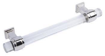 Hafele 133.53. Glacio Zinc/Acrylic Handle 8-32