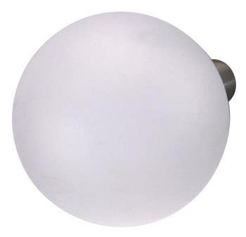 Hafele 135.74.412 Knob Stainless Satin/Crystal Frosted 144SS36 M4 30MM