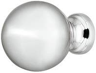 Hafele 136.87.619 Knob Brass M4, 19MM Diameter, Matt Nickel