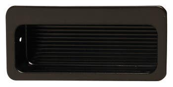 Hafele 151.00. Inset Pull Steel Matt Black