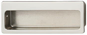 Hafele 155.01. Mortise Pull Brass Polished Nickel