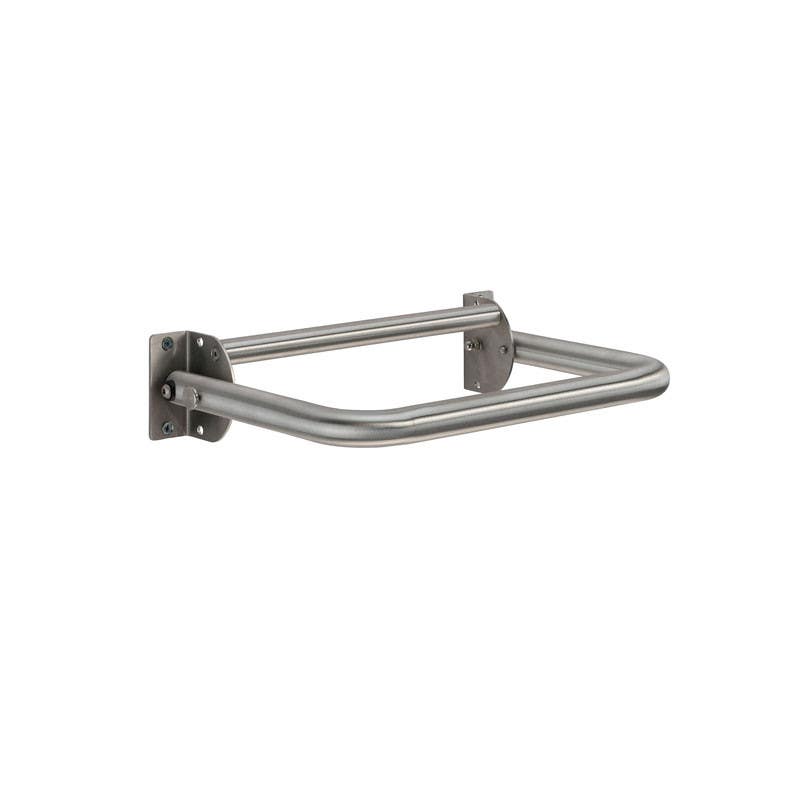 Ponte Giulio G56UGS01N1 Stainless Steel Folding & Locking Support Grab Bar, Satin Finish
