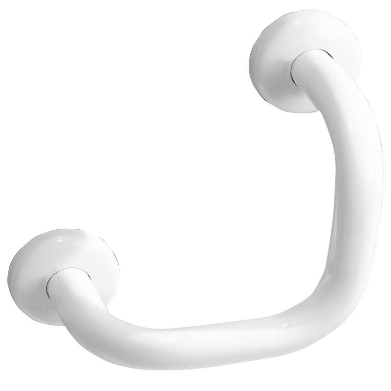 Ponte Giulio G40JAS22 Maxima L-Shaped Small Grab Bar, Anti-Microbial