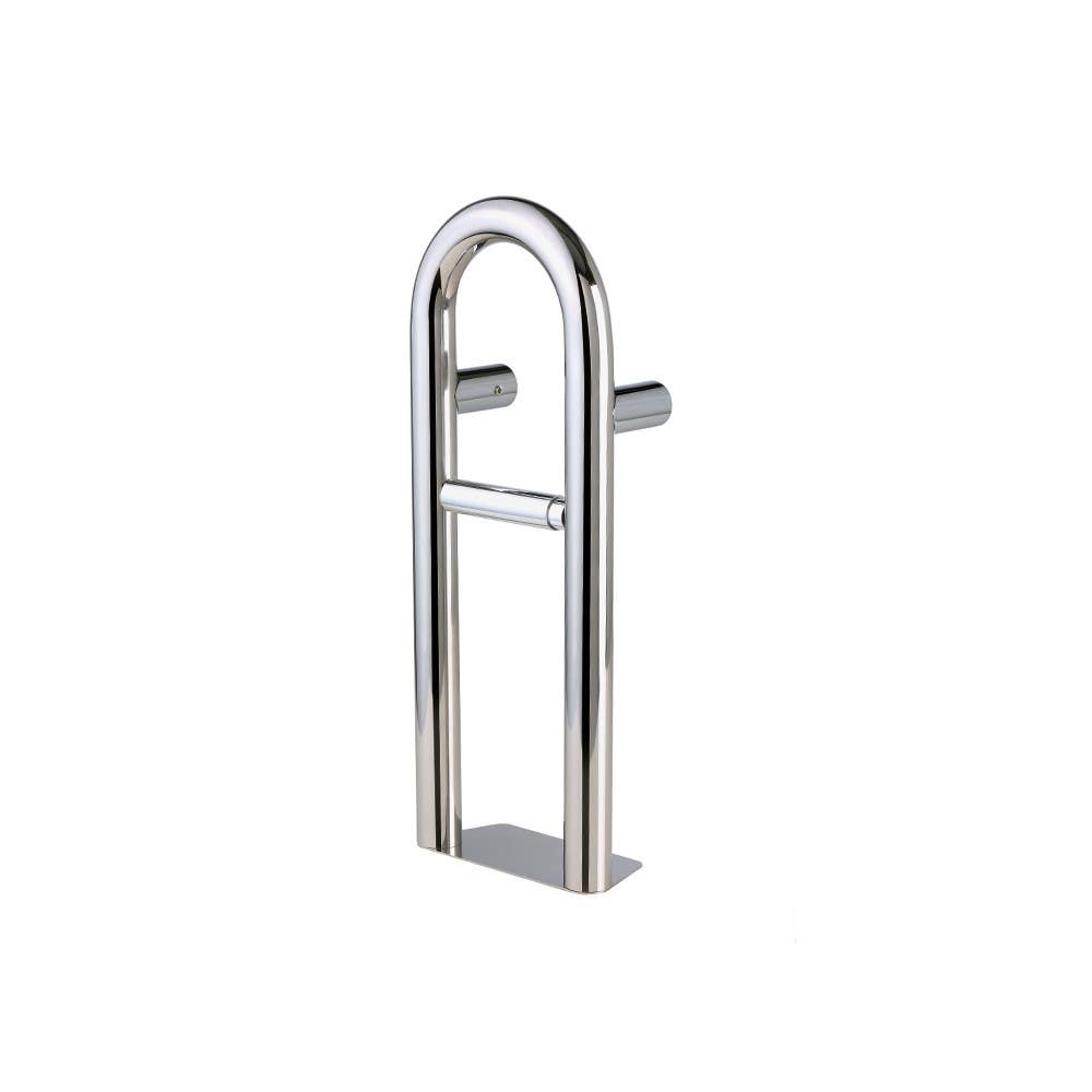 Ponte Giulio G18UGS05 Grab Bar & Toilet Paper Holder Combo w/ Shelf