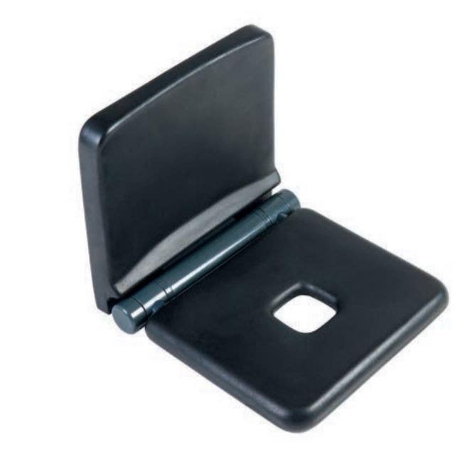 Ponte Giulio G12JDS19 Fold Down Shower Seat w/ Backrest, PUR