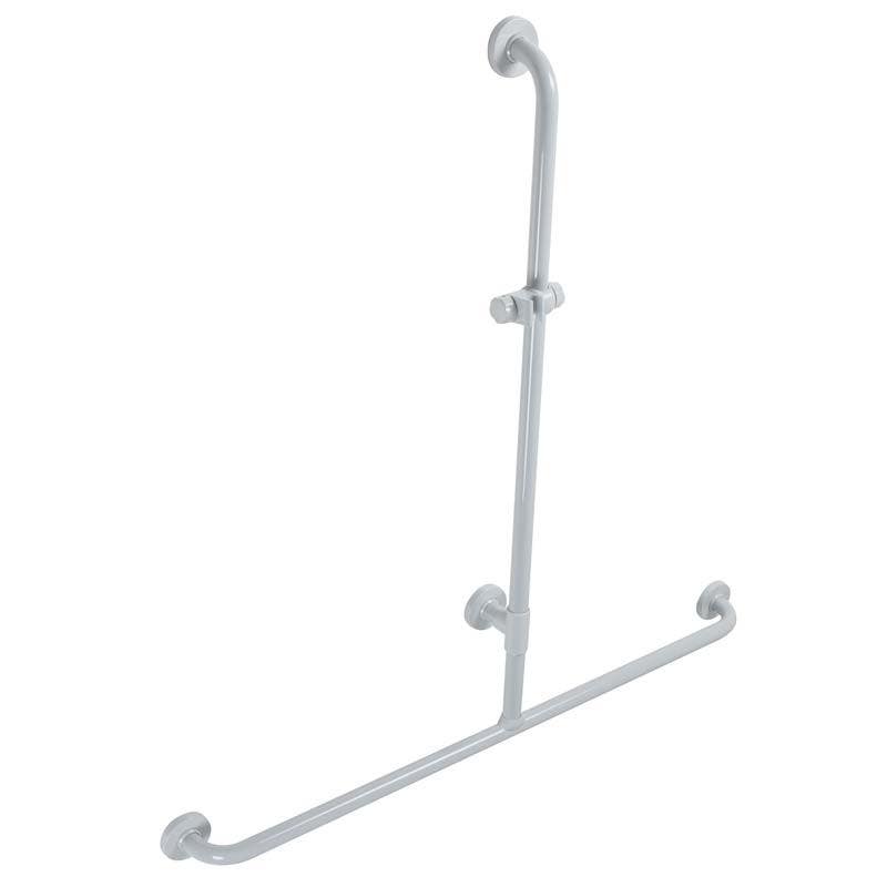 Ponte Giulio G01JBS16 Maxima Large Space 4' x 4' Grab Bar w/ Shower Head Holder