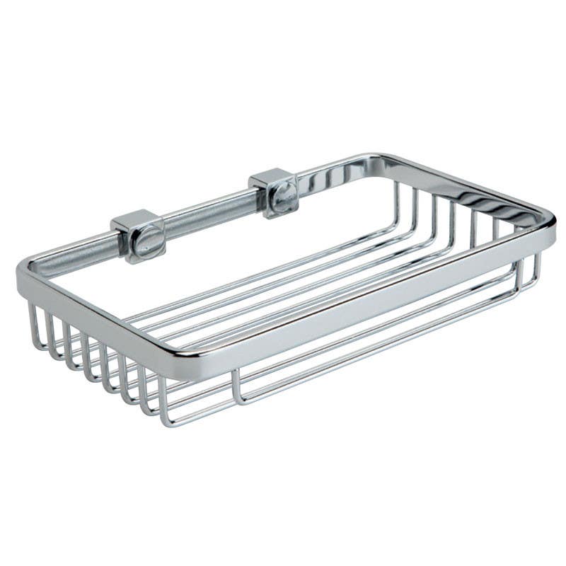 Ponte Giulio F41AJM0 Stainless Steel Corner Basket, Finish-Chrome