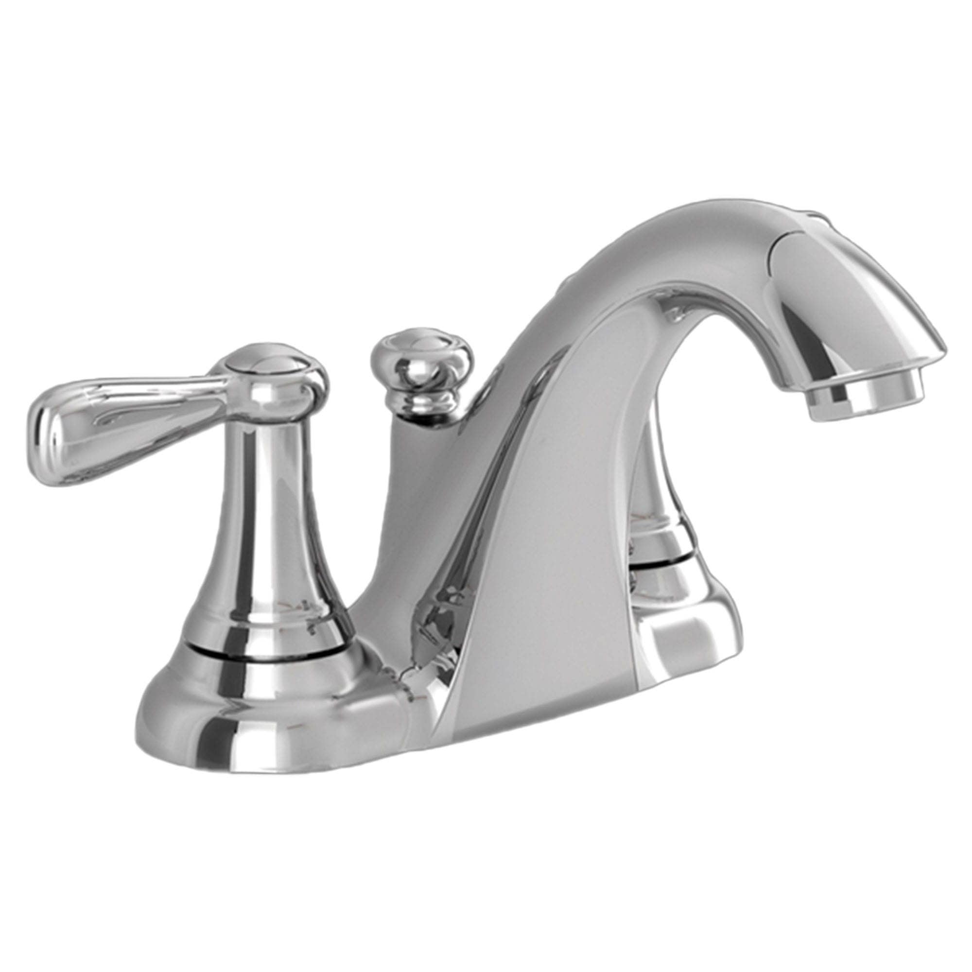 American Standard 7764F Marquette 4" Centerset 2-Handle Low-Arc Bathroom Faucet, 1.5 GPM w/Drain, Polished Chrome