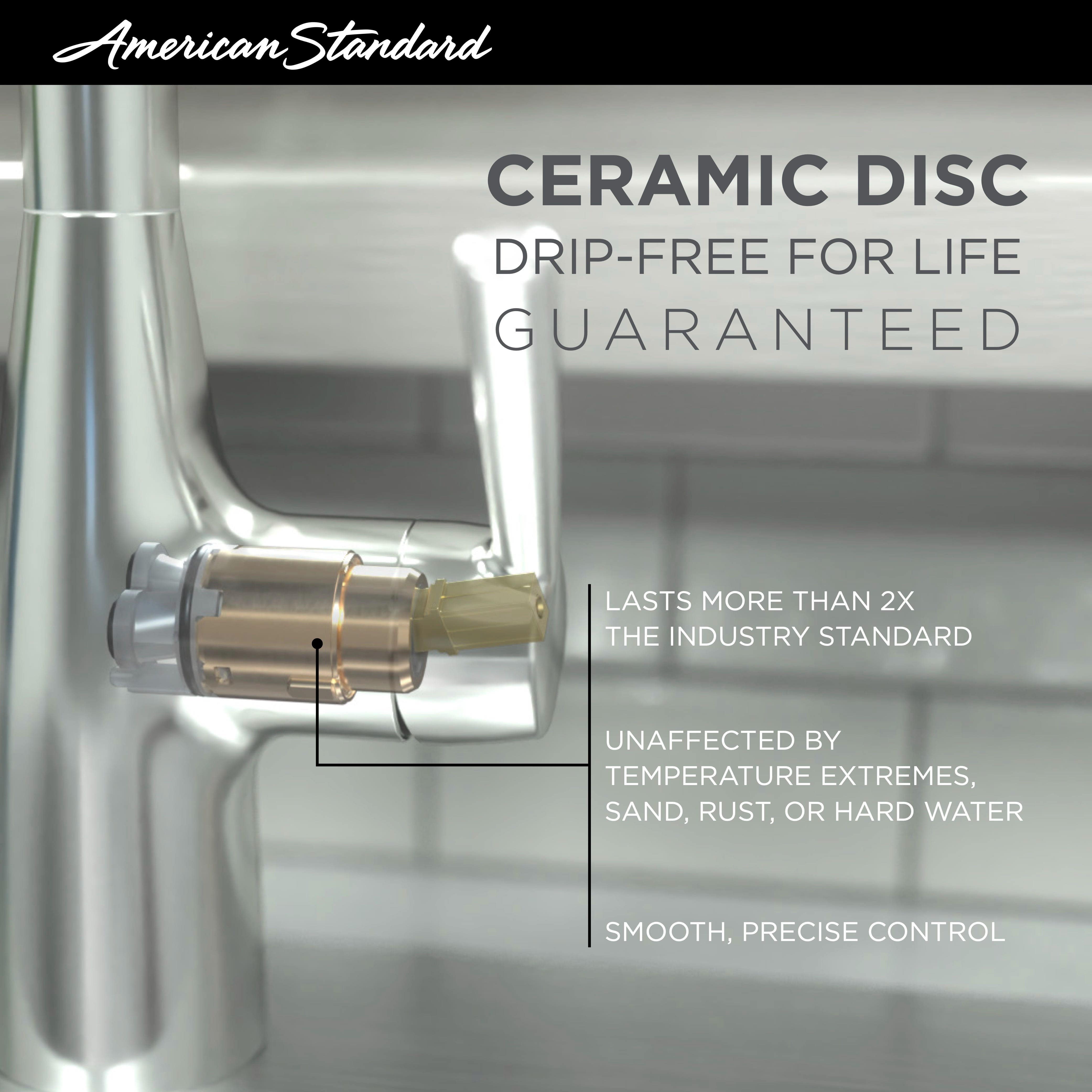 American Standard 9316001.002 Jocelyn 1-Handle Kitchen Faucet w/Separate Side Spray, Chrome