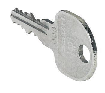 Hafele 210.11. Master key for Symo Universal Cylinder Core, Nickel Plated, Steel