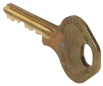 Hafele 231.13.091 Mastercombi Control Key Brass