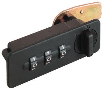 Hafele 231.16. Combi-Code Lock 1157 Black