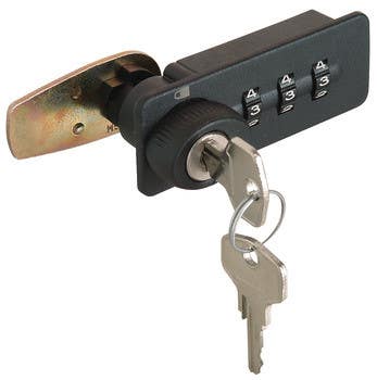 Hafele 231.16. Combi-Code Lock 1153 Black