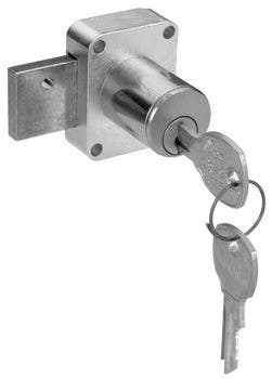 Hafele 232.14. Cabinet Door Lock C8173 7/8"