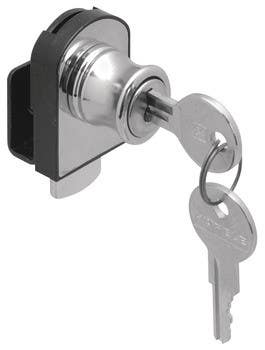 Hafele 233.18. Glass Door Lock , Non-Bore , Vertical Installation