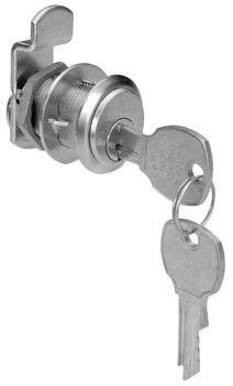 Hafele 235.10. Cabinet Drawer Cam Lock, C8102 Series, Keyed Alike