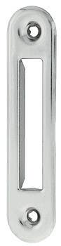Hafele 239.05.704 Strike Plate, 60 x 13 mm, Nickel Plate