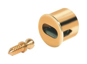 Hafele 241.90.501 Ball Catch Steel Bronze Plate DIA 14MM