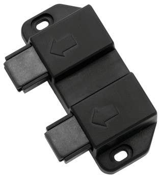 Hafele 245.75.320 Magnetic Pressure Push Latch, Double, 1.2 kg Pull