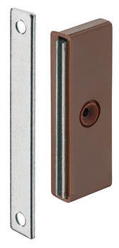 Hafele 246.50. Magnetic Catch, Flat Design, Adjustable, 5 kg Pull