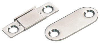 Hafele 246.53.650 Magnetic Catch, Ultra Thin, 2.7 kg Pull