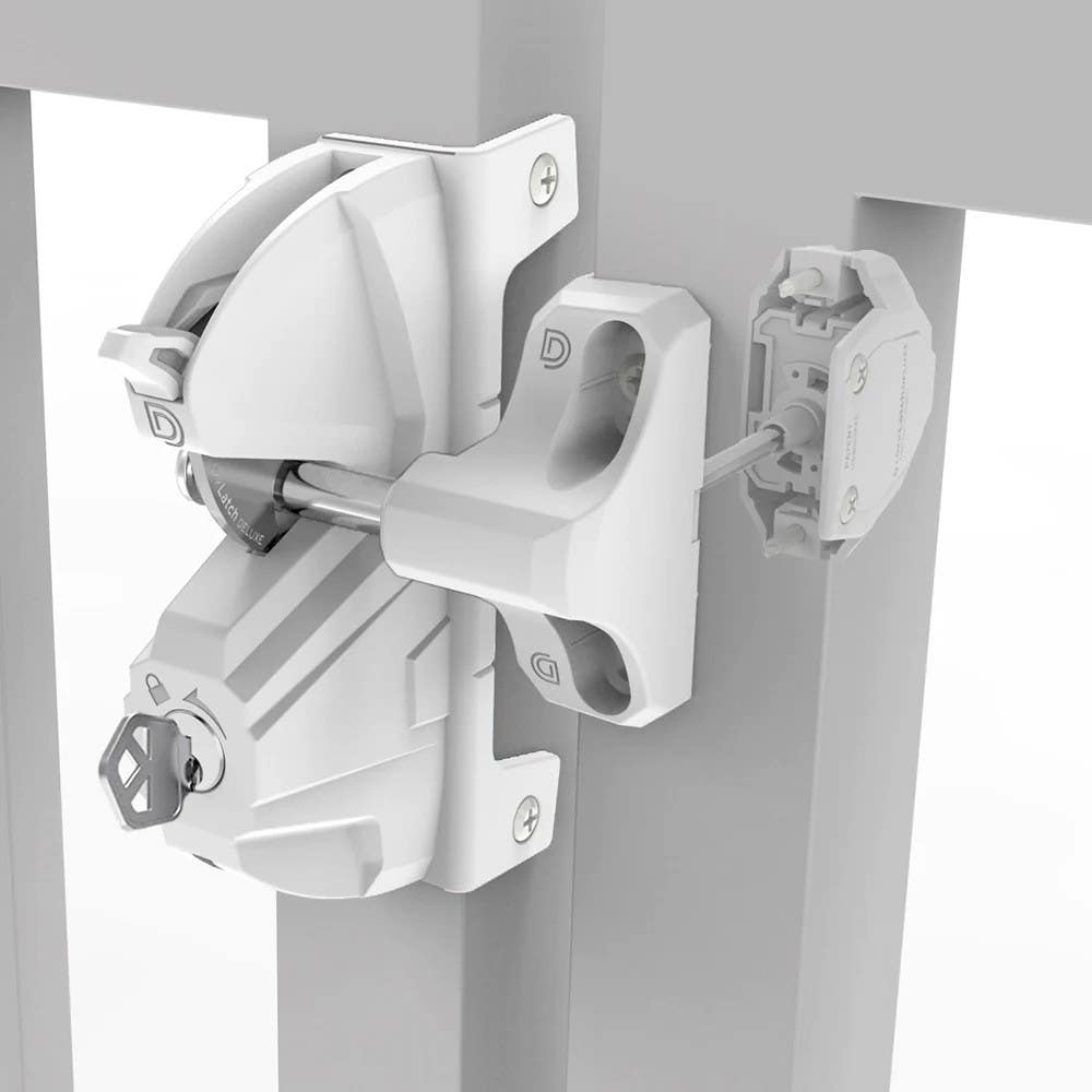 D&D LLD3 LokkLatch Deluxe Series 3 Premium Privacy & Security Gate Latch w/ External Access