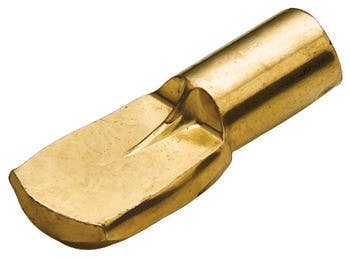 Hafele 282.04.512 Shelf Support, Anti-Slip, 5 mm Brass Plated