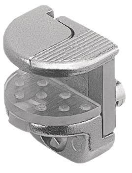 Hafele 282.13.712 Glass Shelf Support, For Glass Thickness of 8-12MM