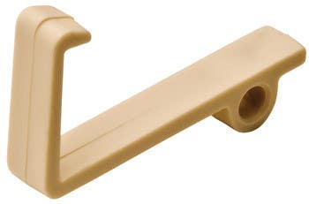 Hafele 282.16.471 Plastic Shelf Retainer, 5 mm, for Shelf Thickness of 19 mm Beige