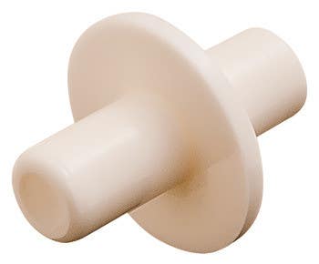Hafele 282.36.704 Cabinet Shelf Support, Plastic, White, Dia - 5 mm, 100/Pk