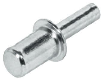 Hafele 282.43.727 Shelf Support for Wood Shelves, Zinc Alloy, Dia - 3/5 mm, 250/Pk