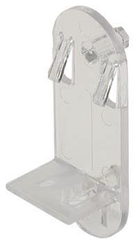 Hafele 282.47.404 Shelf Clip, Plastic, 5mm
