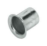 Hafele 282.50.704 Grommet for Plug Fitting into Drill Hole, Steel, Nickel-plated, Dia - 7.5 mm, 100/Pk