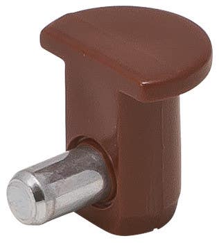 Hafele 282.81. Shelf Support for Wooden Shelves, Plastic, Dia - 5 mm