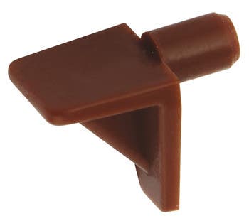 Hafele 283.63.117 Cabinet Shelf Support, Brown, Dia - 5 mm, 100/Pk