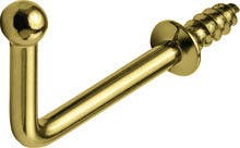 Hafele 510.86. Ball Point Hook, Fits into 4 mm Holes