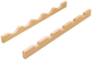 Hafele 541.98. Bottle Rack, Wooden Cabinet Accessory