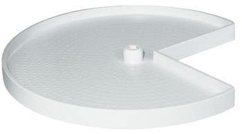 Hafele 542.94. Lazy Susan Set, Kidney Shaped, Plastic, Two-Tray