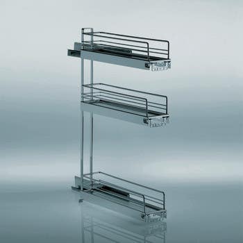 Hafele 545.61.233 Base Cabinet Pull-Out, 3-Tier, 90D