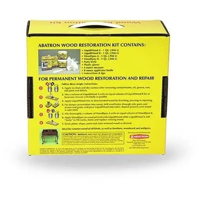 Abatron WR4QKR Wood Restoration Kit, 4 Quart