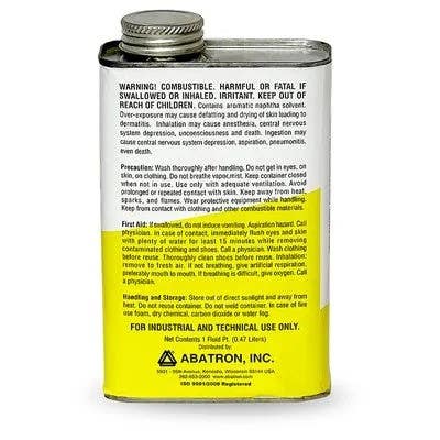 Abatron ASPR Abosolv, General Purpose Thinner & Cleaning Solvent For Epoxy, 1 Pint