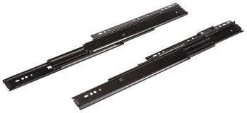 Hafele 422.93. Accuride 7434 Progressive Side Mounted Slide, 1" Overtravel