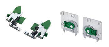 Hafele 433.19.040 Fixing Clips, Front and Rear for Dynapro