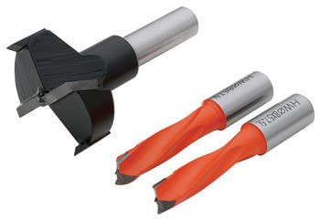 Hafele 001.06.871 Drillbit Kit Carb 2-8MM LH & 1-35MM RH