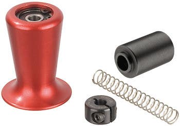 Hafele 001.25. Red Jig Depth Gauge Anod Aluminium